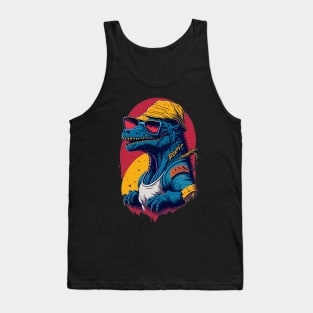 Retro Godzilla Tank Top